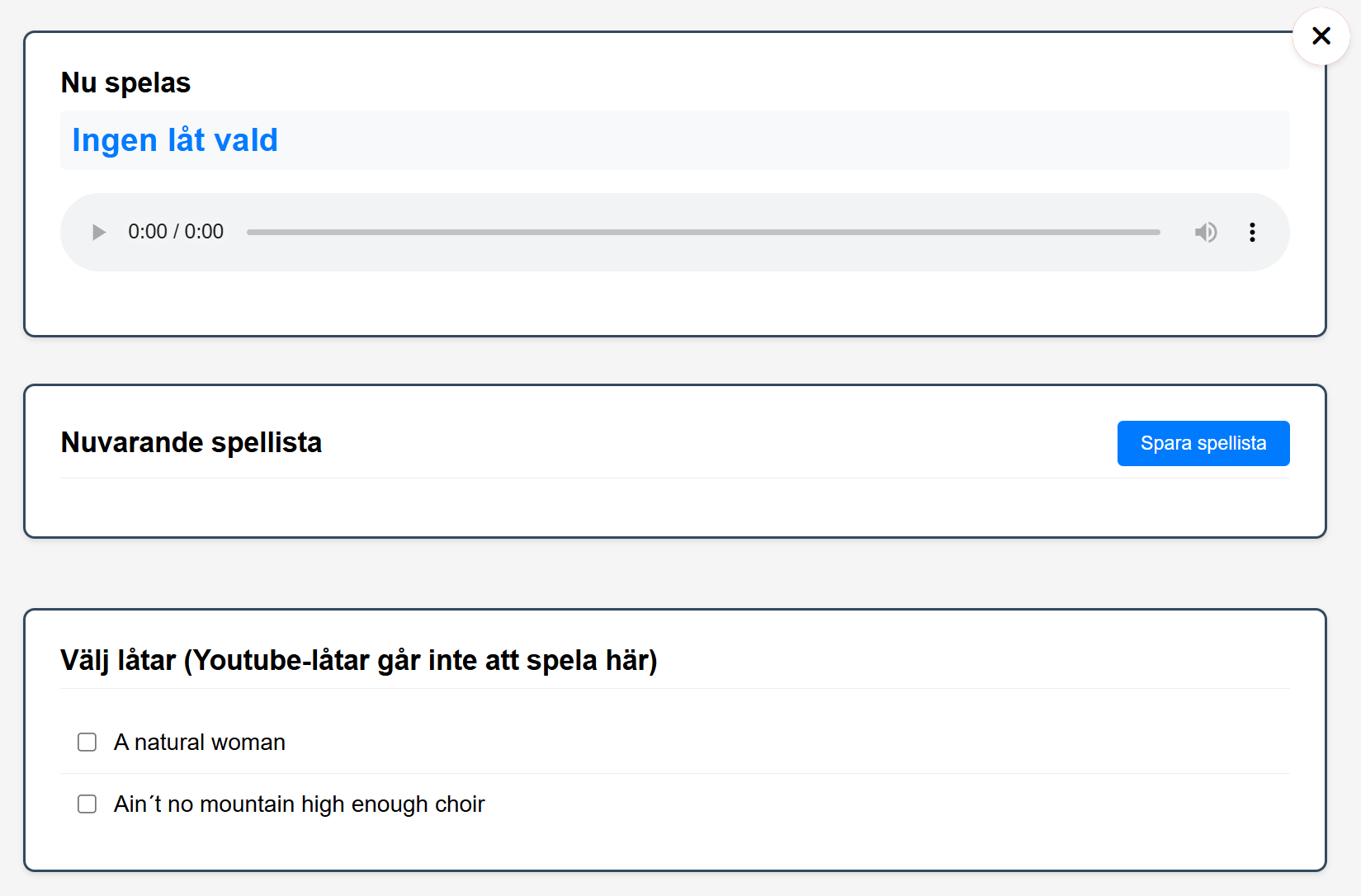 Skärmbild av utskriftsfunktionen